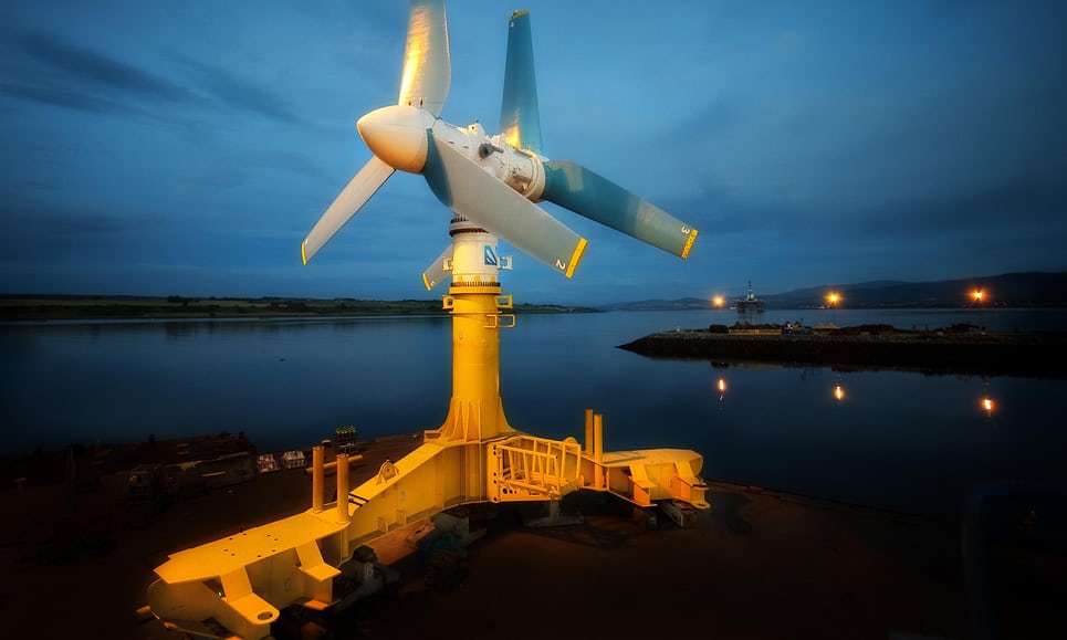 MeyGen tidal stream project in Edinburgh has 269 turbines to provide electricity for 175,000 homes